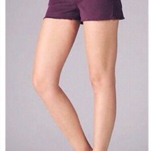 ✨7 For All Mankind Cut Off Split Seam Jean Shorts in Faded Flynt Purple✨